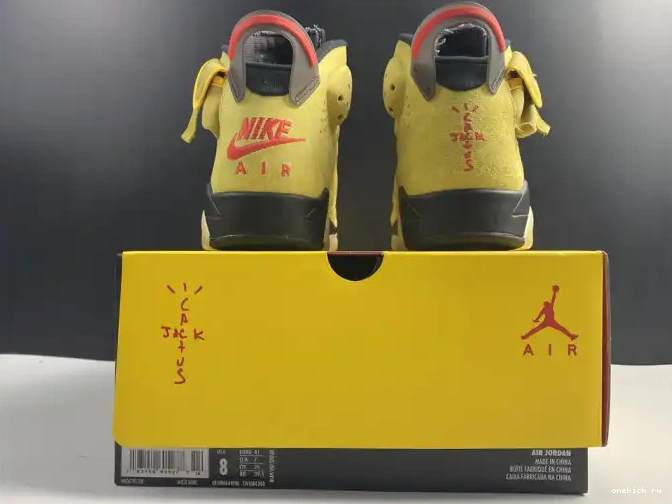 Rep Onekick JORDAN 6 TRAVIS X SCOTT CN1084-300 AIR YELLOW 0511